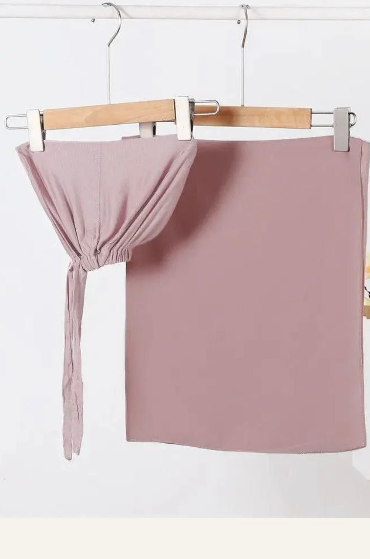 Hijab with matching undercap