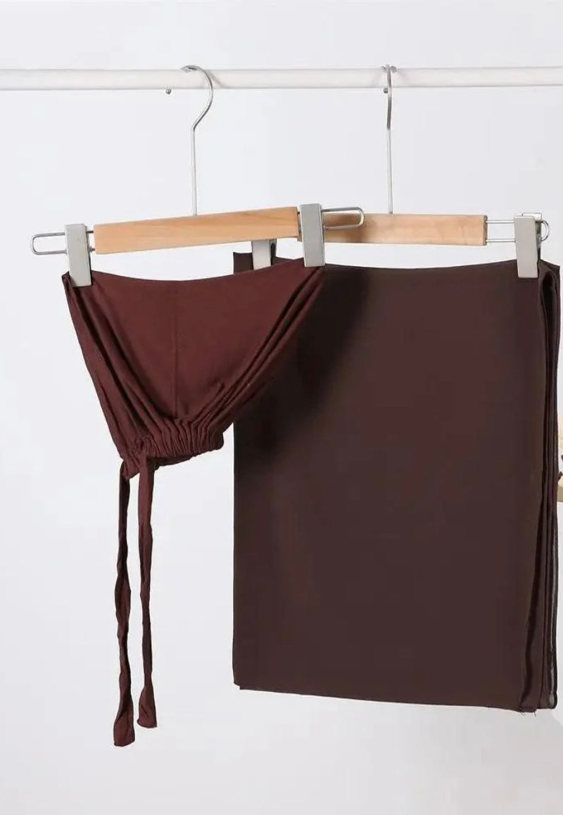 Hijab with matching undercap