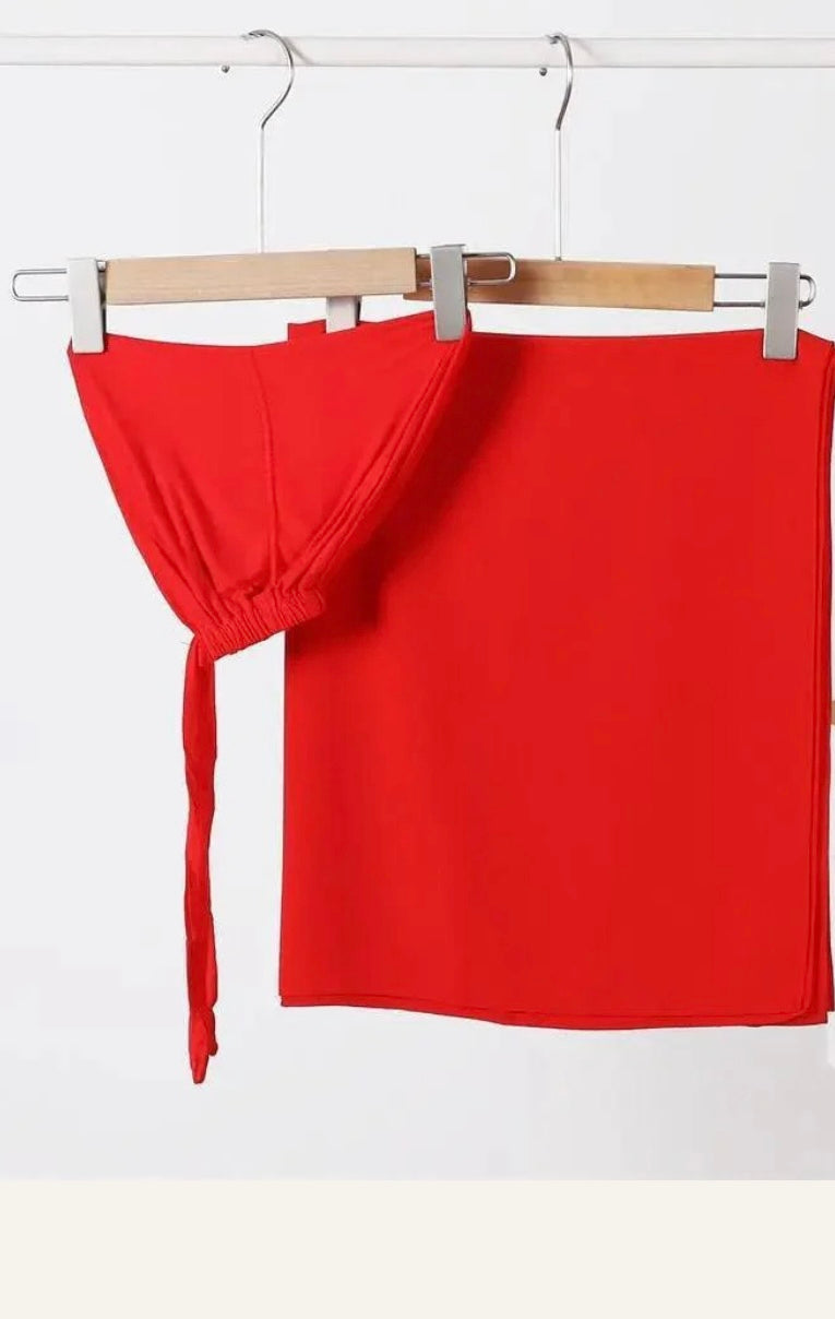 Hijab with matching undercap