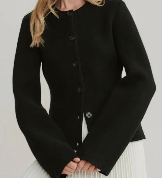 Hourglass Silhouette knit cardigan