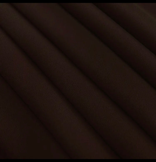 Non-see through Chiffon brown hijab