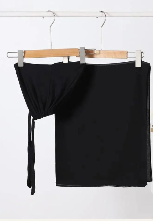 Hijab with matching undercap