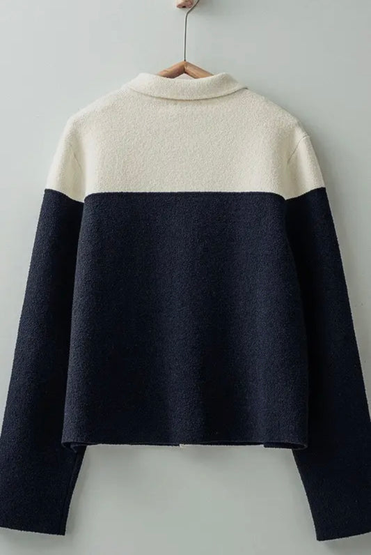 Due Lati Coat - Embellished Button Detailing