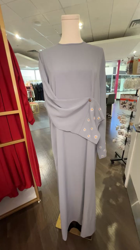 Flower Embroidery Dress